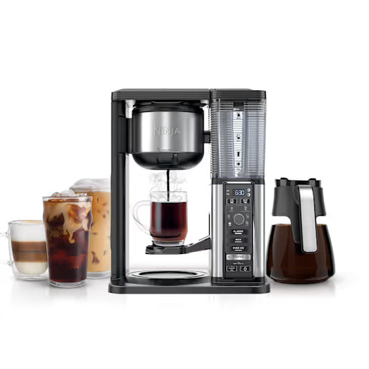Ninja™ Cafetera Especializada con Jarra de Vidrio | Negro/Plata