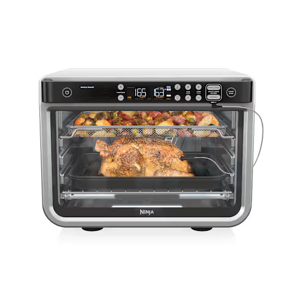 Horno Eléctrico con Air Fryer XL Pro 10 en 1 con Termómetro inteligente Foodi™