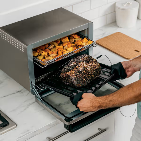 Horno Eléctrico con Air Fryer XL Pro 10 en 1 con Termómetro inteligente Foodi™
