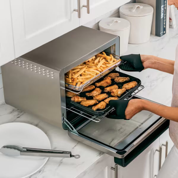 Horno Eléctrico con Air Fryer XL Pro 10 en 1 con Termómetro inteligente Foodi™