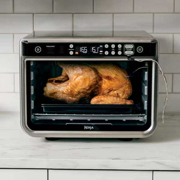 Horno Eléctrico con Air Fryer XL Pro 10 en 1 con Termómetro inteligente Foodi™
